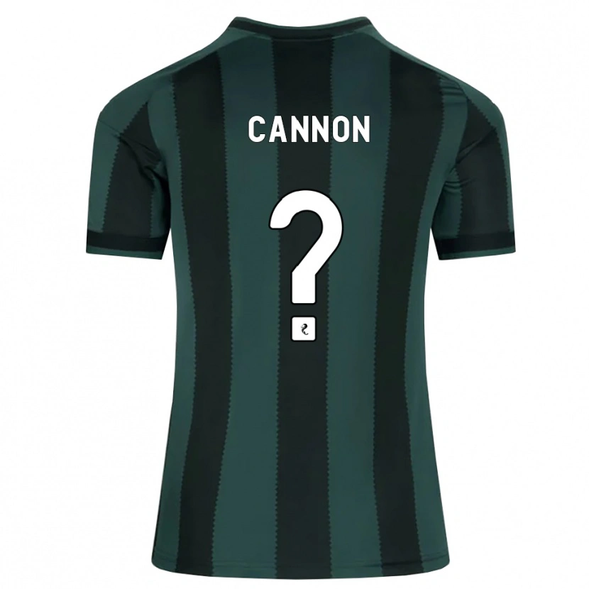 Danxen Homme Maillot Aidan Cannon #0 Gris Ardoise Foncé Noir Tenues Extérieur 2026/27 T-Shirt
