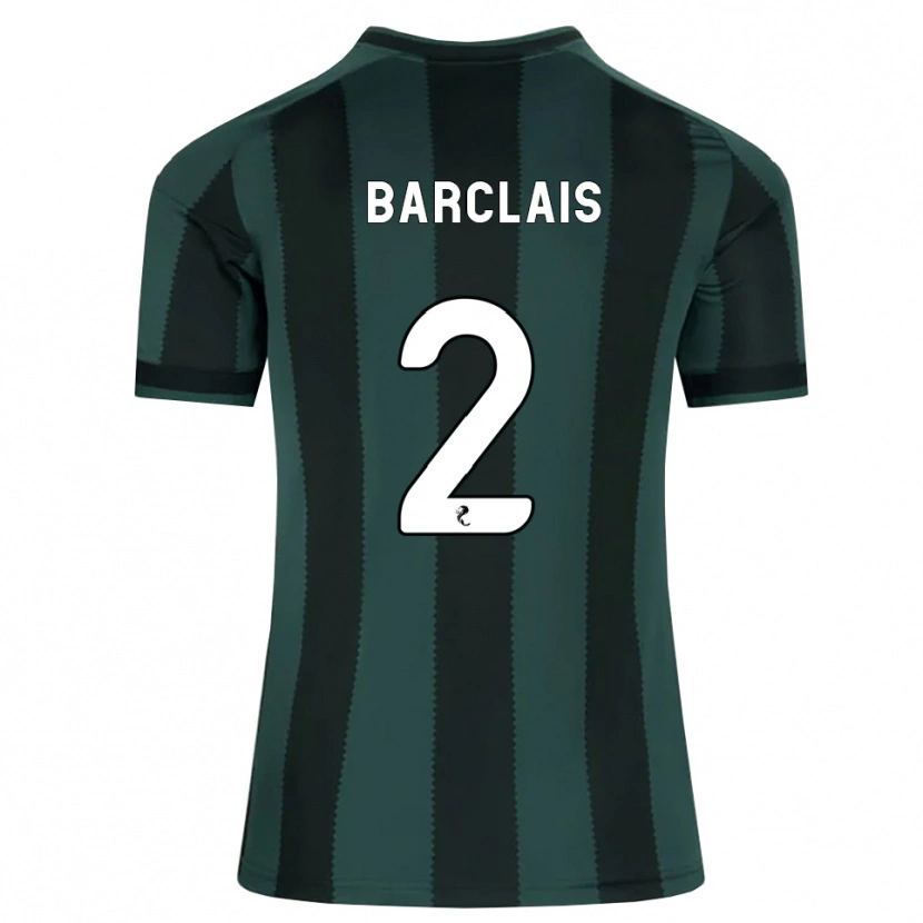 Danxen Homme Maillot Celya Barclais #2 Gris Ardoise Foncé Noir Tenues Extérieur 2026/27 T-Shirt