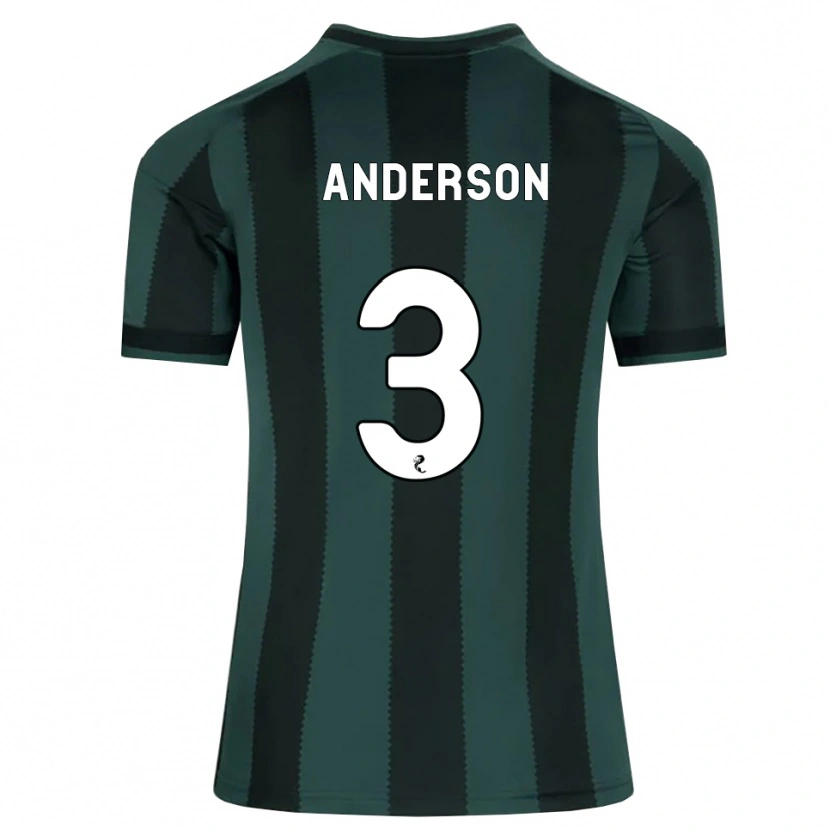 Danxen Homme Maillot Matthew Anderson #3 Gris Ardoise Foncé Noir Tenues Extérieur 2026/27 T-Shirt
