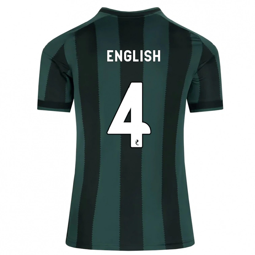 Danxen Homme Maillot Isaac English #4 Gris Ardoise Foncé Noir Tenues Extérieur 2026/27 T-Shirt