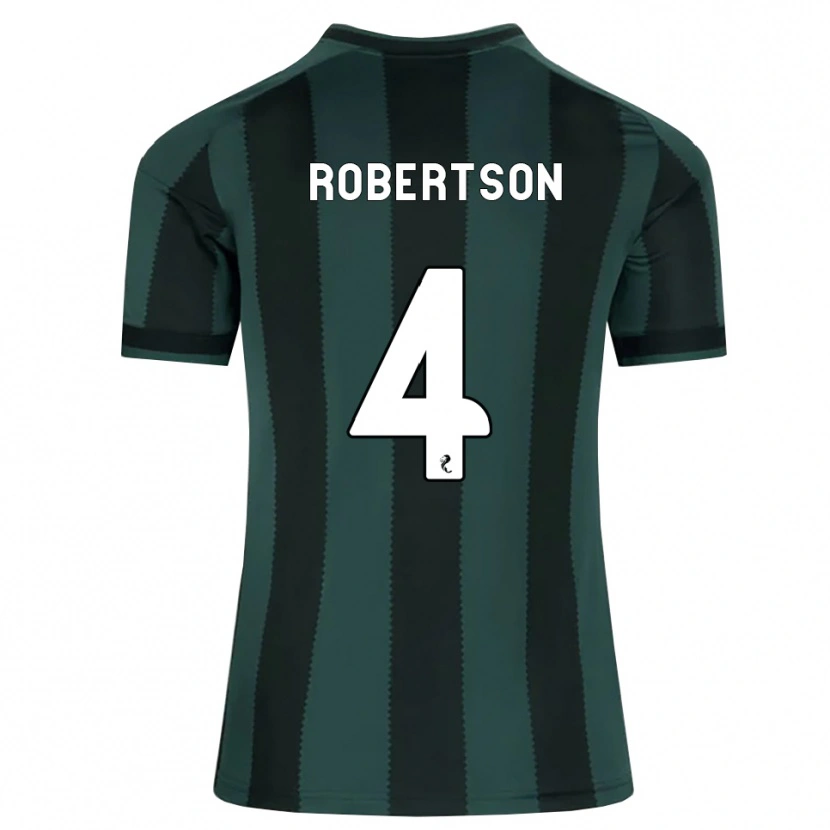 Danxen Homme Maillot Lisa Robertson #4 Gris Ardoise Foncé Noir Tenues Extérieur 2026/27 T-Shirt