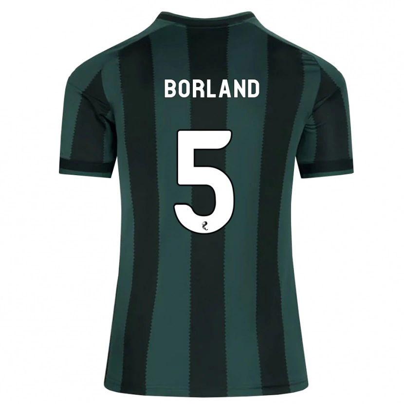 Danxen Homme Maillot Hayden Borland #5 Gris Ardoise Foncé Noir Tenues Extérieur 2026/27 T-Shirt