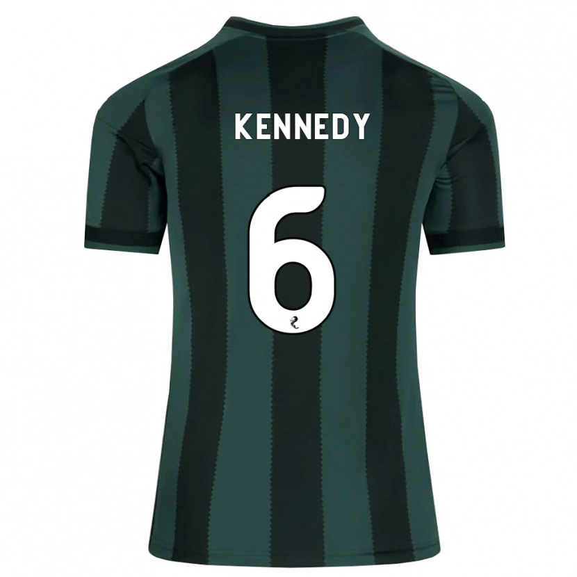 Danxen Homme Maillot Liam Kennedy #6 Gris Ardoise Foncé Noir Tenues Extérieur 2026/27 T-Shirt