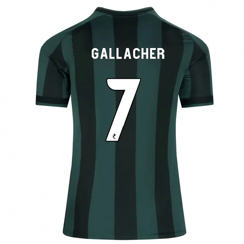 Danxen Homme Maillot Amy Gallacher #7 Gris Ardoise Foncé Noir Tenues Extérieur 2026/27 T-Shirt