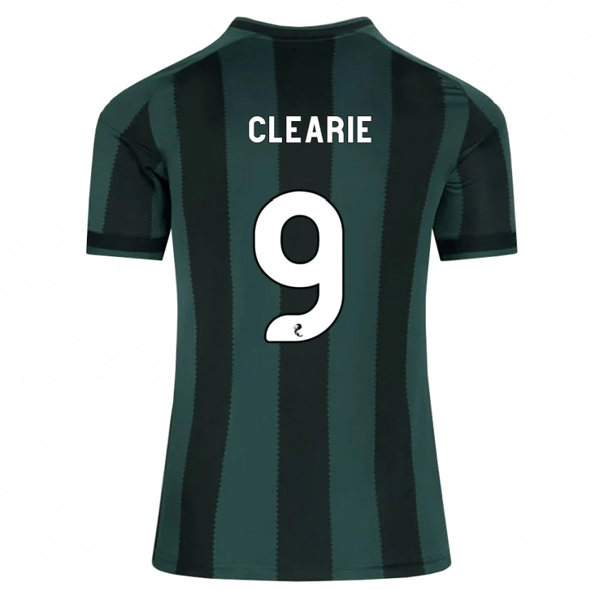 Danxen Homme Maillot Lucas Clearie #9 Gris Ardoise Foncé Noir Tenues Extérieur 2026/27 T-Shirt