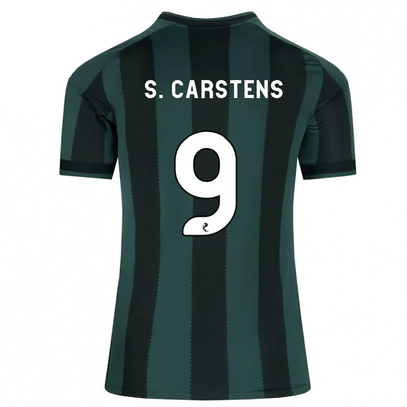 Danxen Homme Maillot Signe Carstens #9 Gris Ardoise Foncé Noir Tenues Extérieur 2026/27 T-Shirt