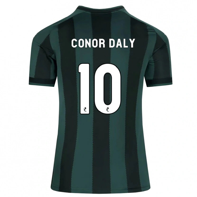 Danxen Homme Maillot Conor Daly #10 Gris Ardoise Foncé Noir Tenues Extérieur 2026/27 T-Shirt