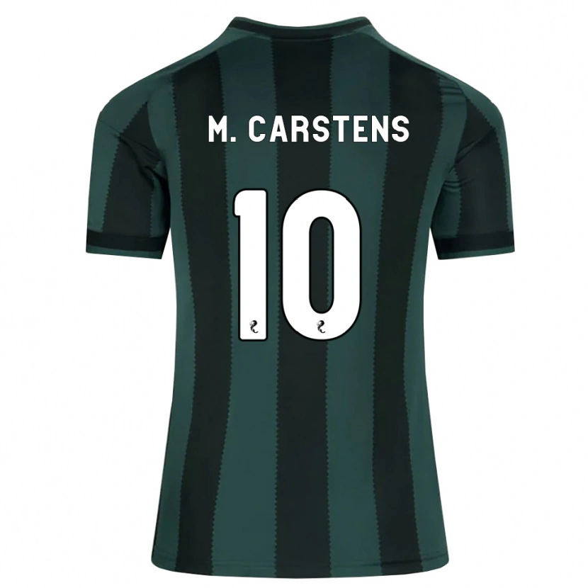 Danxen Homme Maillot Mathilde Carstens #10 Gris Ardoise Foncé Noir Tenues Extérieur 2026/27 T-Shirt