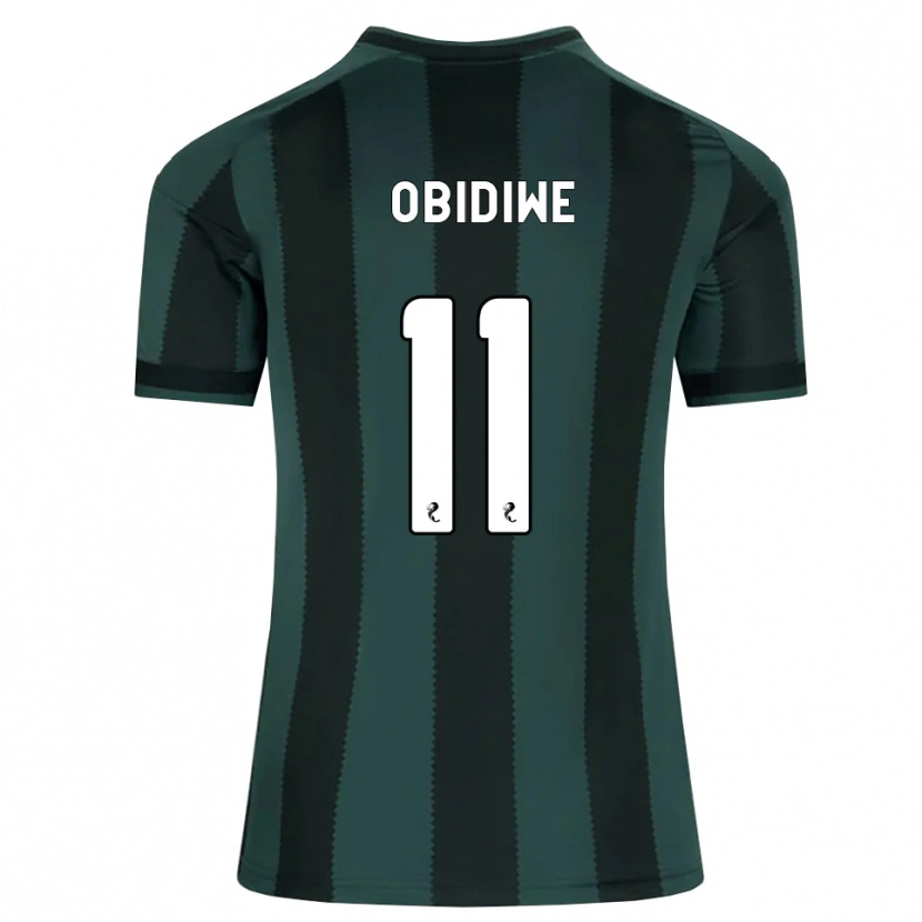 Danxen Homme Maillot Emmanuel Obidiwe #11 Gris Ardoise Foncé Noir Tenues Extérieur 2026/27 T-Shirt