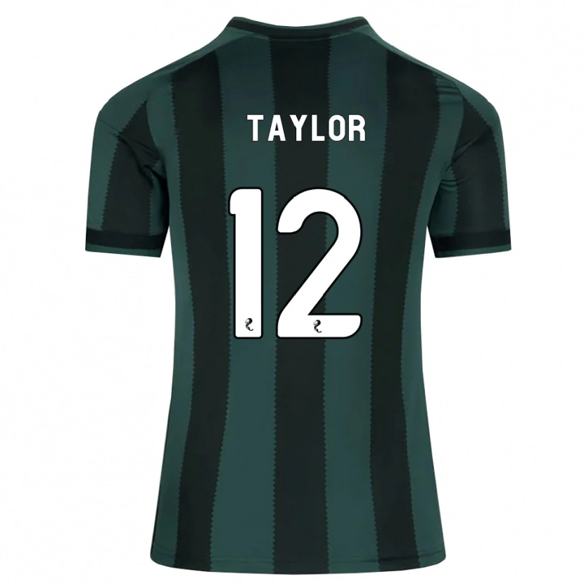 Danxen Homme Maillot Aodhan Taylor #12 Gris Ardoise Foncé Noir Tenues Extérieur 2026/27 T-Shirt