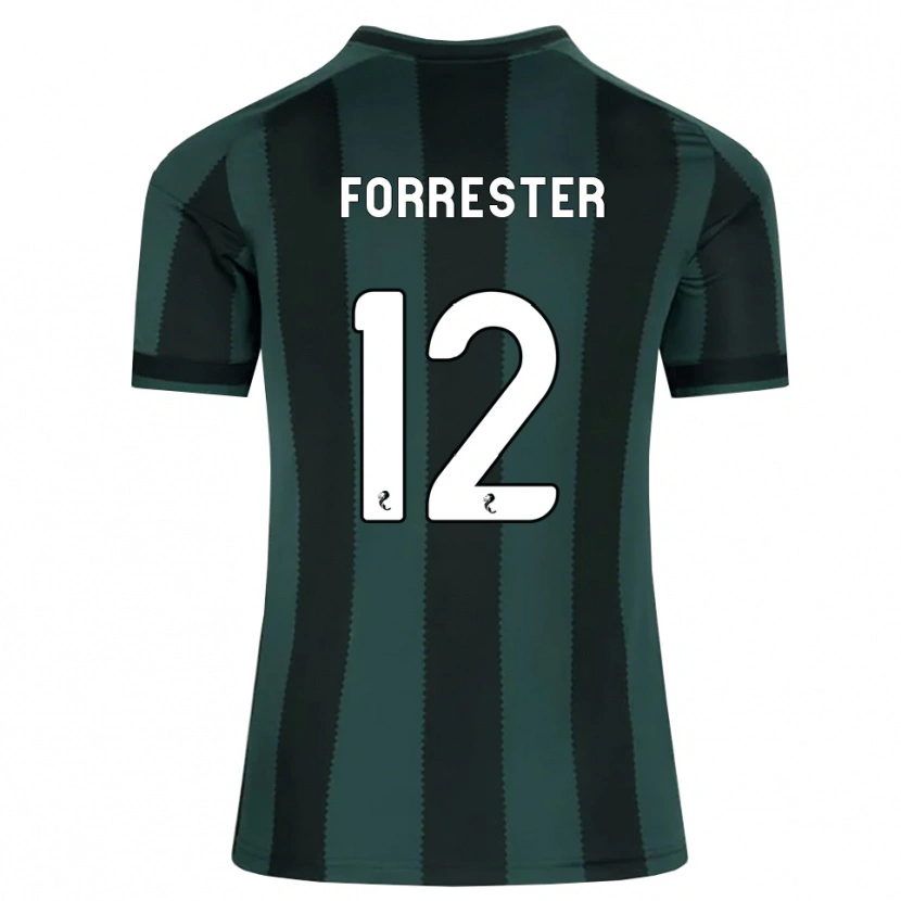 Danxen Homme Maillot Shay Forrester #12 Gris Ardoise Foncé Noir Tenues Extérieur 2026/27 T-Shirt