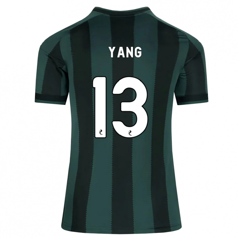 Danxen Homme Maillot Hyun-Jun Yang #13 Gris Ardoise Foncé Noir Tenues Extérieur 2026/27 T-Shirt