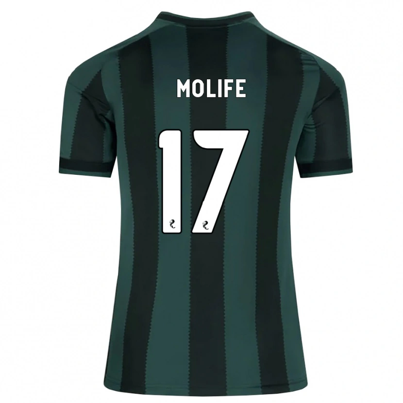 Danxen Homme Maillot Ezekiel Molife #17 Gris Ardoise Foncé Noir Tenues Extérieur 2026/27 T-Shirt