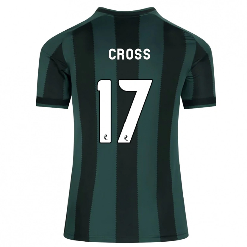 Danxen Homme Maillot Morgan Cross #17 Gris Ardoise Foncé Noir Tenues Extérieur 2026/27 T-Shirt