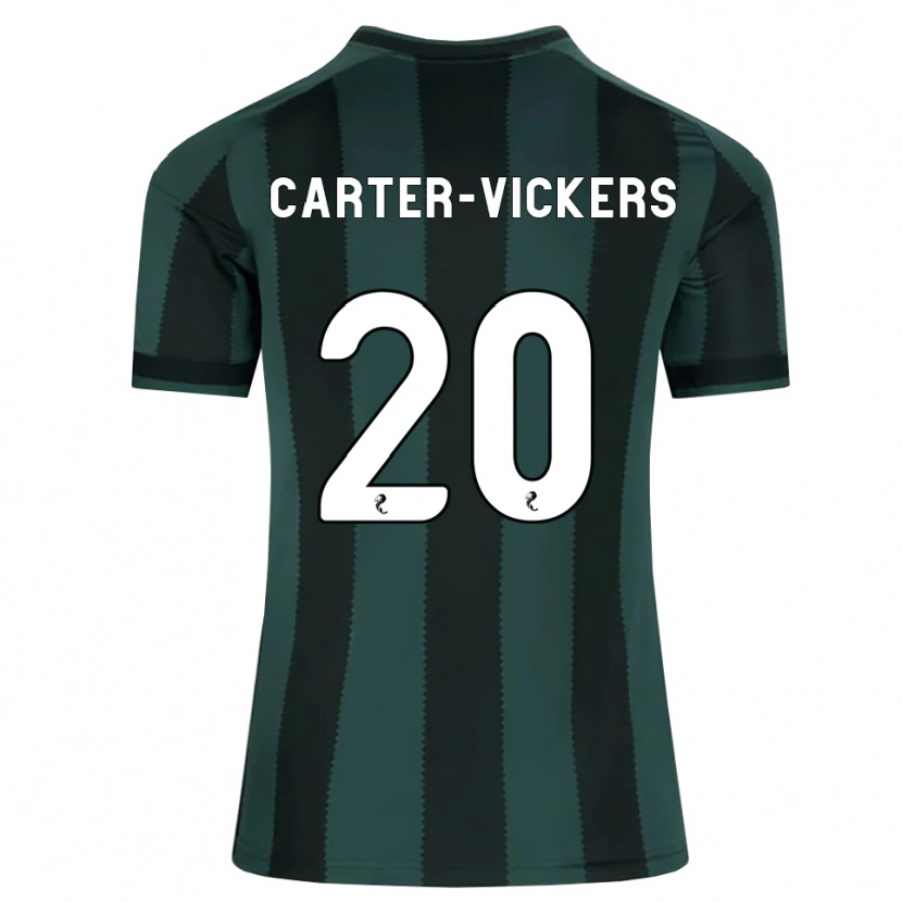 Danxen Homme Maillot Cameron Carter-Vickers #20 Gris Ardoise Foncé Noir Tenues Extérieur 2026/27 T-Shirt