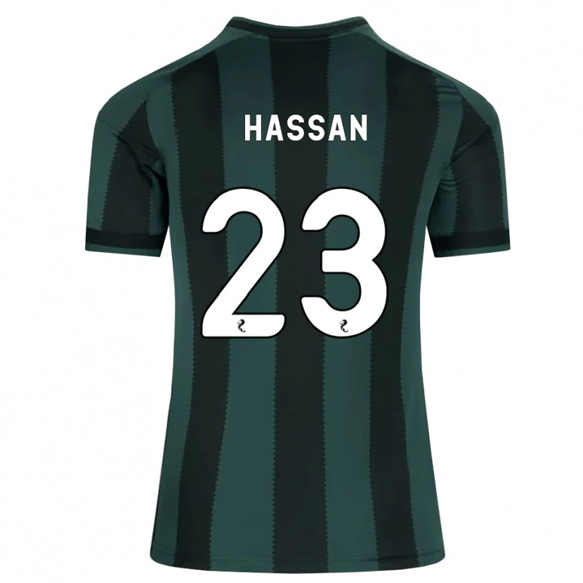 Danxen Homme Maillot Haissem Hassan #23 Gris Ardoise Foncé Noir Tenues Extérieur 2026/27 T-Shirt