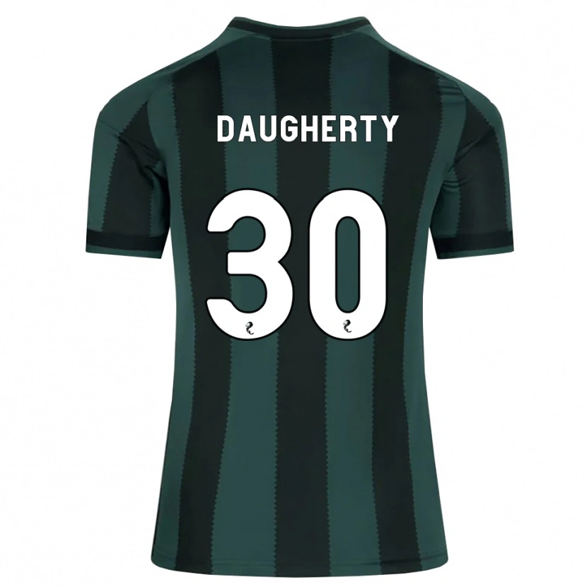 Danxen Homme Maillot Kelsey Daugherty #30 Gris Ardoise Foncé Noir Tenues Extérieur 2026/27 T-Shirt