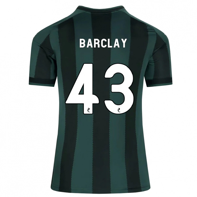 Danxen Homme Maillot Lucy Barclay #43 Gris Ardoise Foncé Noir Tenues Extérieur 2026/27 T-Shirt