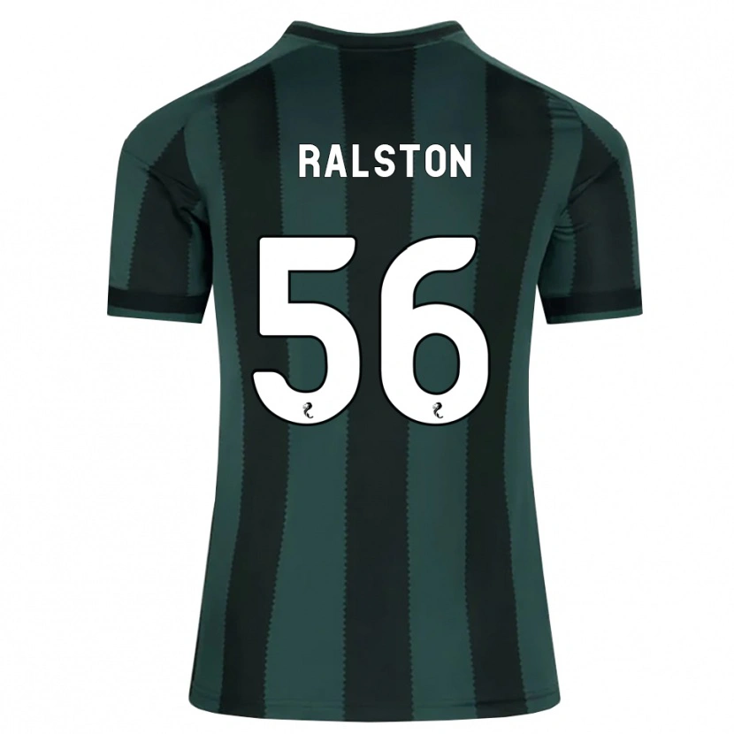Danxen Homme Maillot Anthony Ralston #56 Gris Ardoise Foncé Noir Tenues Extérieur 2026/27 T-Shirt