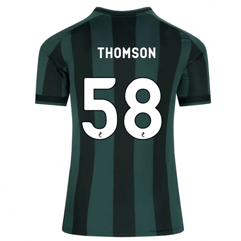 Danxen Homme Maillot Corey Thomson #58 Gris Ardoise Foncé Noir Tenues Extérieur 2026/27 T-Shirt