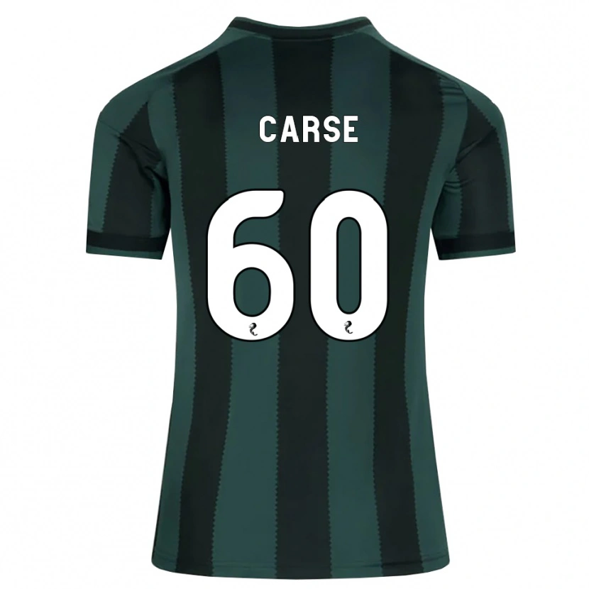 Danxen Homme Maillot Mackenzie Carse #60 Gris Ardoise Foncé Noir Tenues Extérieur 2026/27 T-Shirt