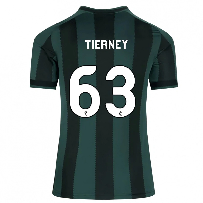Danxen Homme Maillot Kieran Tierney #63 Gris Ardoise Foncé Noir Tenues Extérieur 2026/27 T-Shirt