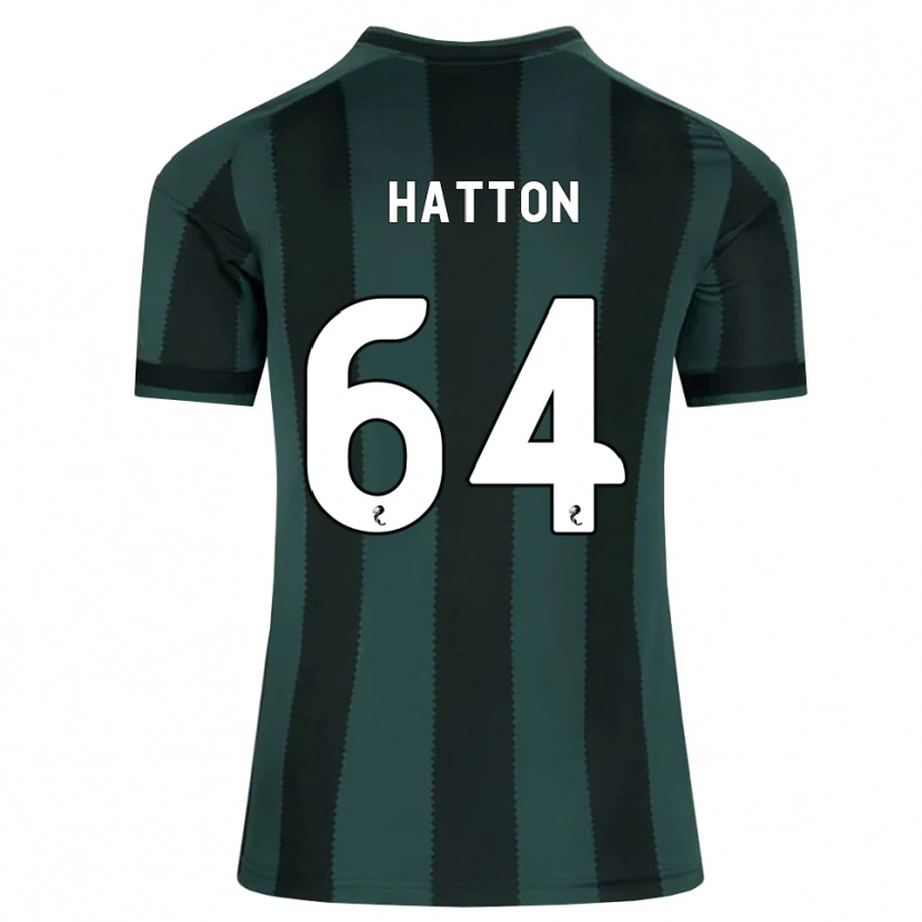 Danxen Homme Maillot Thomas Hatton #64 Gris Ardoise Foncé Noir Tenues Extérieur 2026/27 T-Shirt