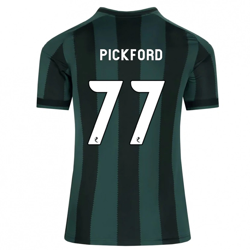 Danxen Homme Maillot Tom Pickford #77 Gris Ardoise Foncé Noir Tenues Extérieur 2026/27 T-Shirt
