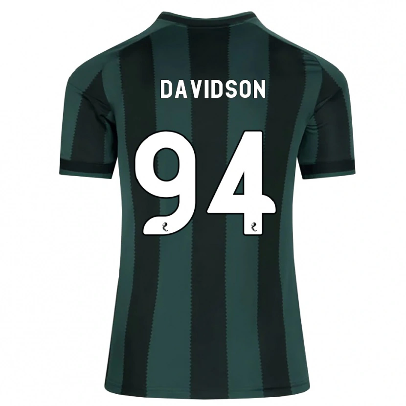 Danxen Homme Maillot Bruno Davidson #94 Gris Ardoise Foncé Noir Tenues Extérieur 2026/27 T-Shirt