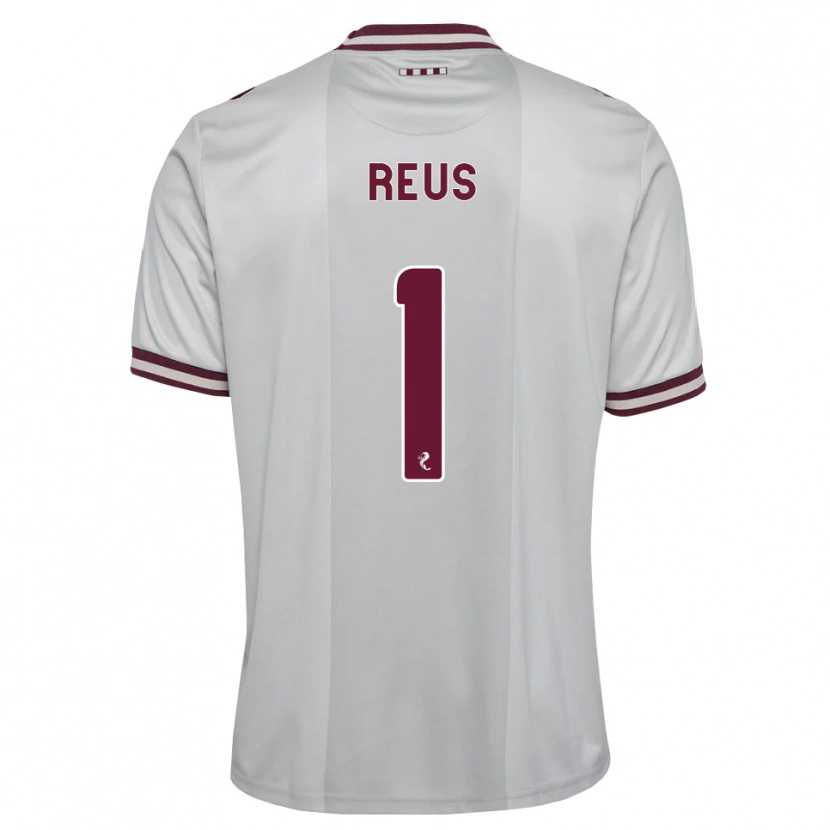 Danxen Homme Maillot Beau Reus #1 Blanc Bordeaux Tenues Extérieur 2026/27 T-Shirt
