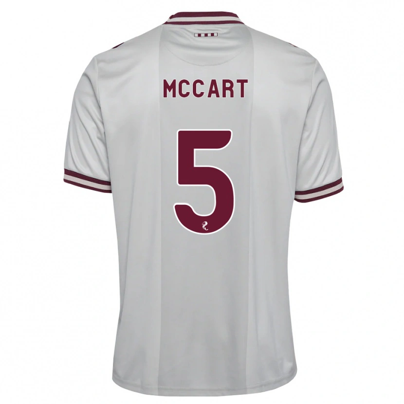 Danxen Homme Maillot Jamie Mccart #5 Blanc Bordeaux Tenues Extérieur 2026/27 T-Shirt