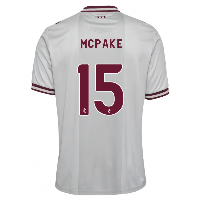 Danxen Homme Maillot Josh Mcpake #15 Blanc Bordeaux Tenues Extérieur 2026/27 T-Shirt