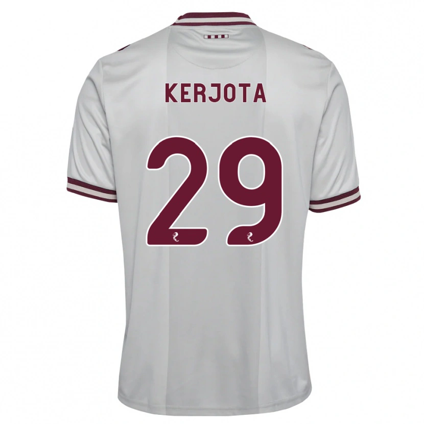 Danxen Homme Maillot Sabah Kerjota #29 Blanc Bordeaux Tenues Extérieur 2026/27 T-Shirt