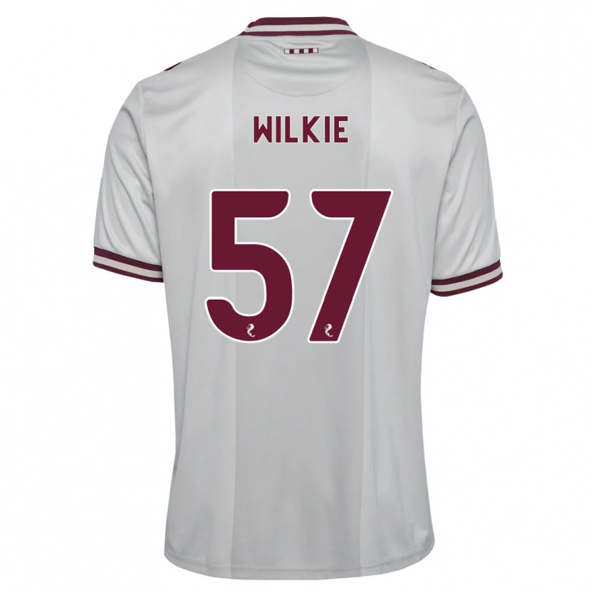 Danxen Homme Maillot Coupar Wilkie #57 Blanc Bordeaux Tenues Extérieur 2026/27 T-Shirt