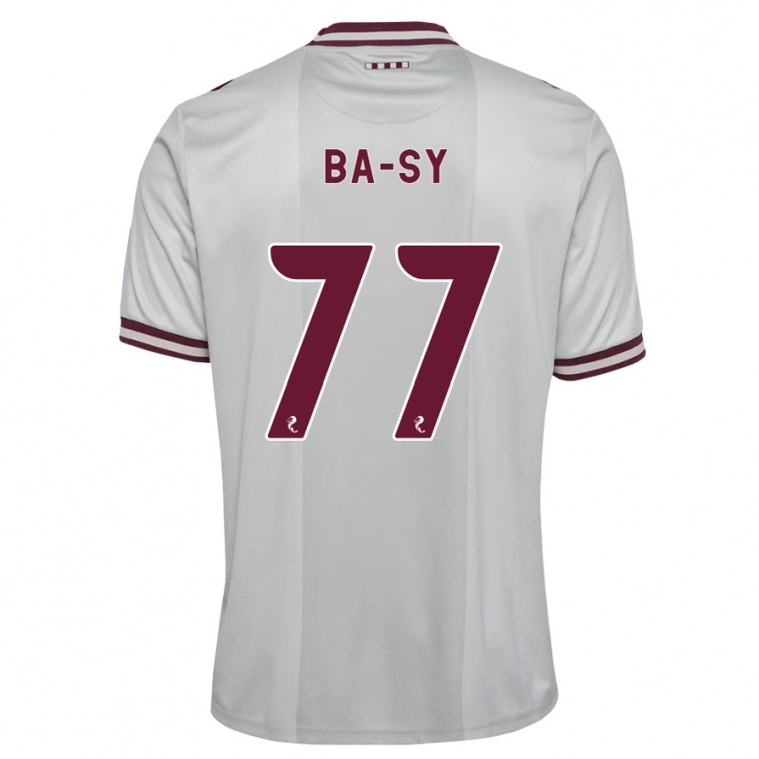 Danxen Homme Maillot Amadou Ba-Sy #77 Blanc Bordeaux Tenues Extérieur 2026/27 T-Shirt