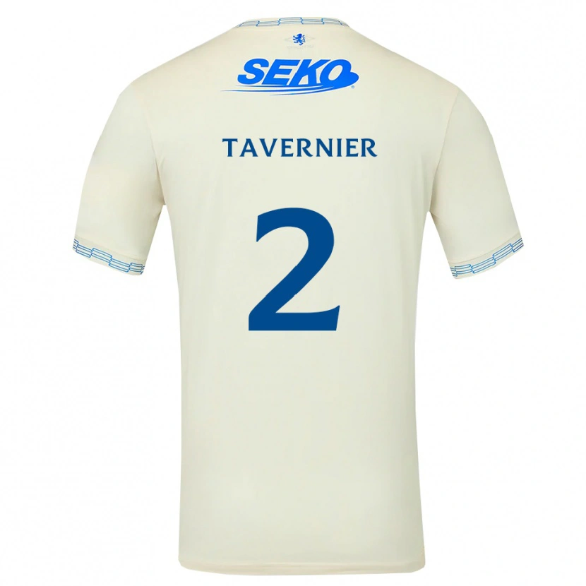 Danxen Homme Maillot James Tavernier #2 Bleu Ciel Vif Blanc Tenues Extérieur 2026/27 T-Shirt