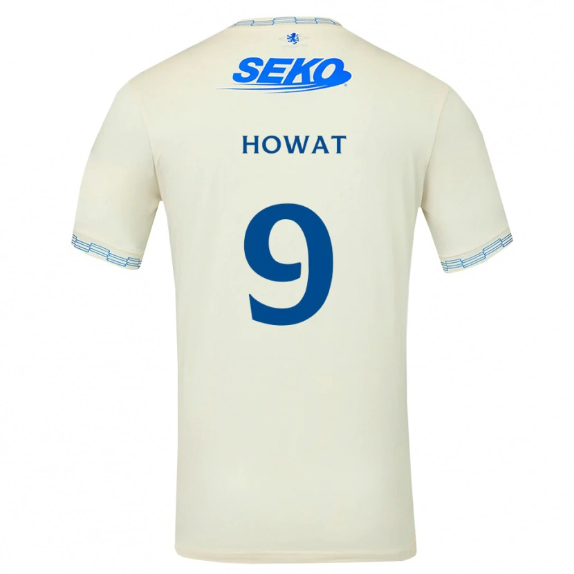 Danxen Homme Maillot Kirsty Howat #9 Bleu Ciel Vif Blanc Tenues Extérieur 2026/27 T-Shirt