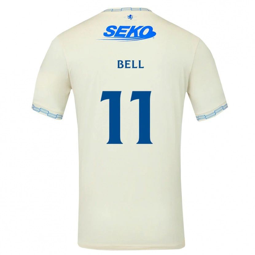 Danxen Homme Maillot Megan Bell #11 Bleu Ciel Vif Blanc Tenues Extérieur 2026/27 T-Shirt