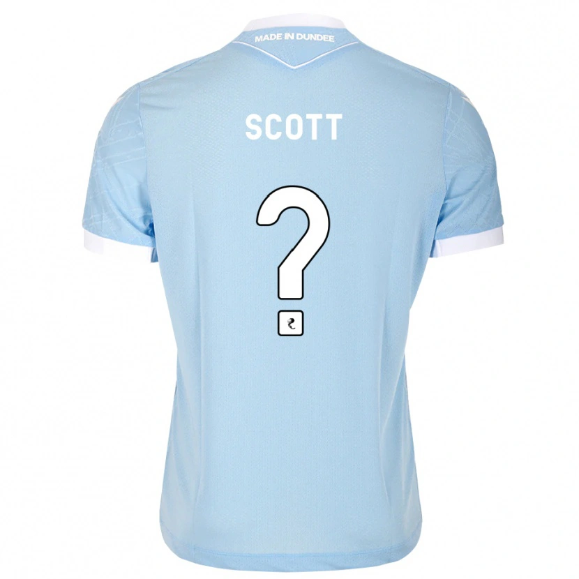 Danxen Homme Maillot Chase Scott #0 Bleu Ciel Clair Blanc Tenues Extérieur 2026/27 T-Shirt