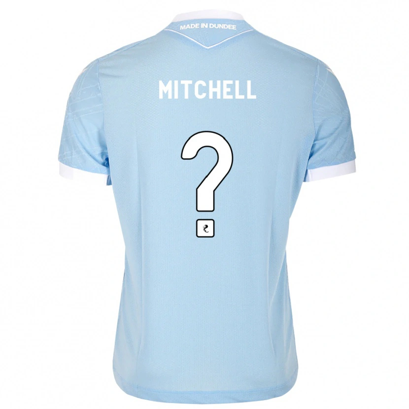 Danxen Homme Maillot Josh Mitchell #0 Bleu Ciel Clair Blanc Tenues Extérieur 2026/27 T-Shirt