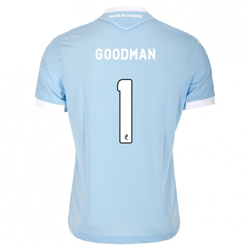 Danxen Homme Maillot Owen Goodman #1 Bleu Ciel Clair Blanc Tenues Extérieur 2026/27 T-Shirt