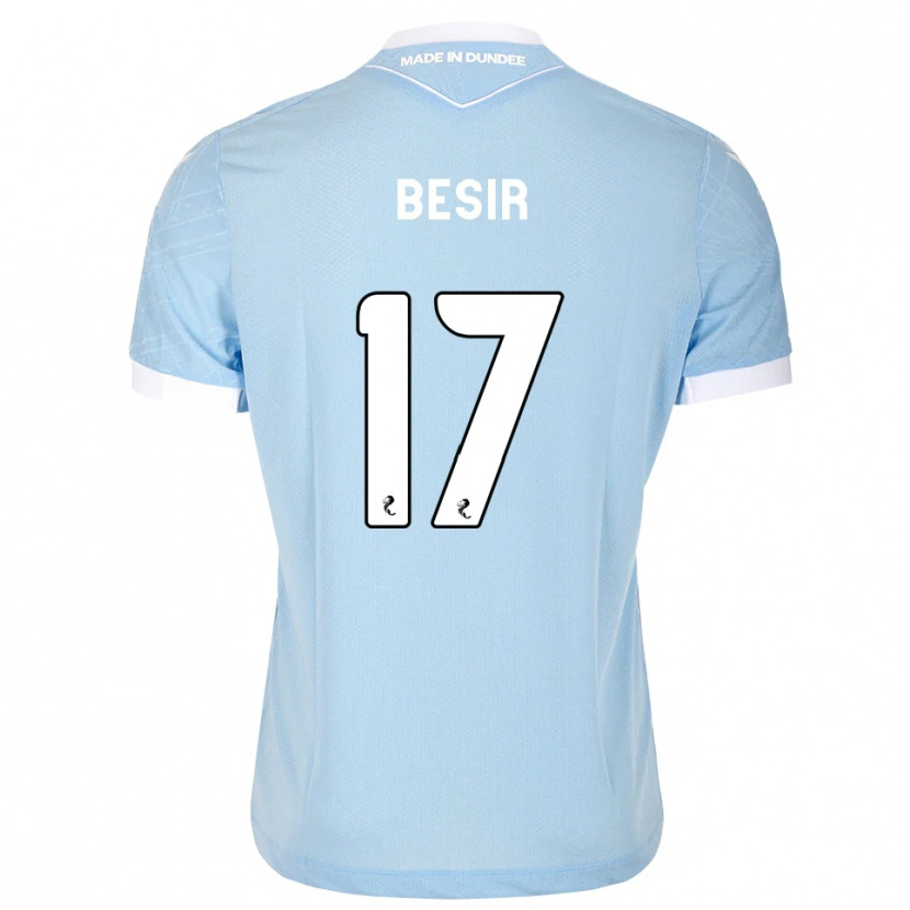 Danxen Homme Maillot Zan Besir #17 Bleu Ciel Clair Blanc Tenues Extérieur 2026/27 T-Shirt