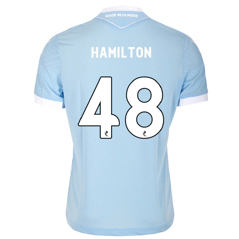 Danxen Homme Maillot Ethan Hamilton #48 Bleu Ciel Clair Blanc Tenues Extérieur 2026/27 T-Shirt