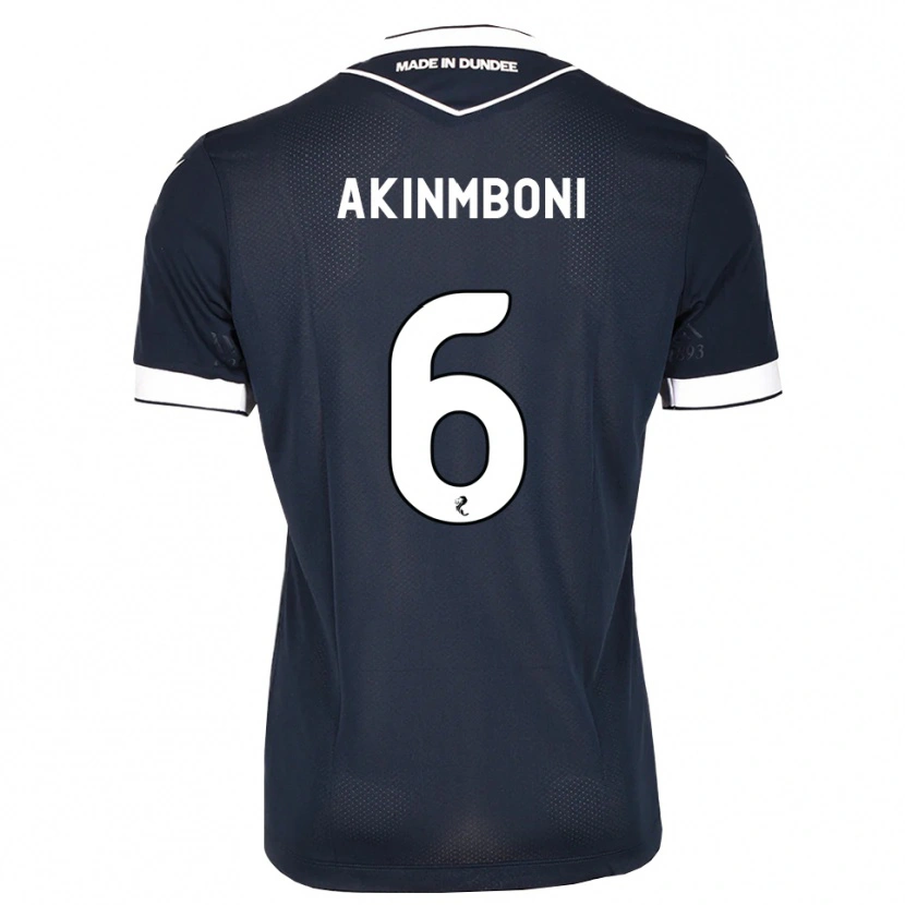 Danxen Homme Maillot Matai Akinmboni #6 Bleu Nuit Blanc Tenues Domicile 2026/27 T-Shirt