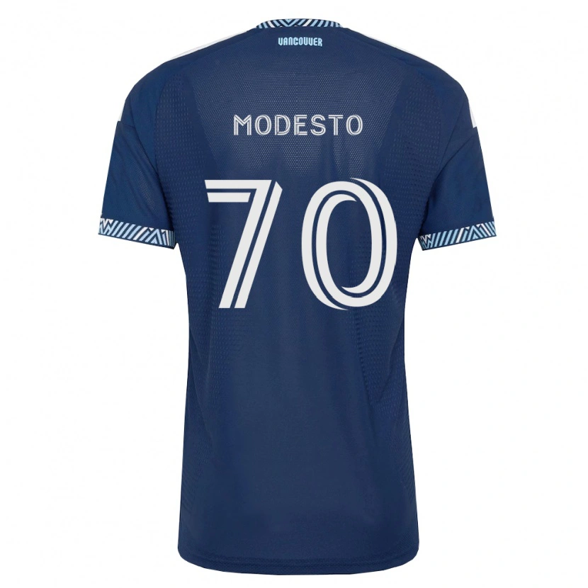 Danxen Homme Maillot Rui Modesto #70 Bleu Foncé Blanc Tenues Extérieur 2026/27 T-Shirt