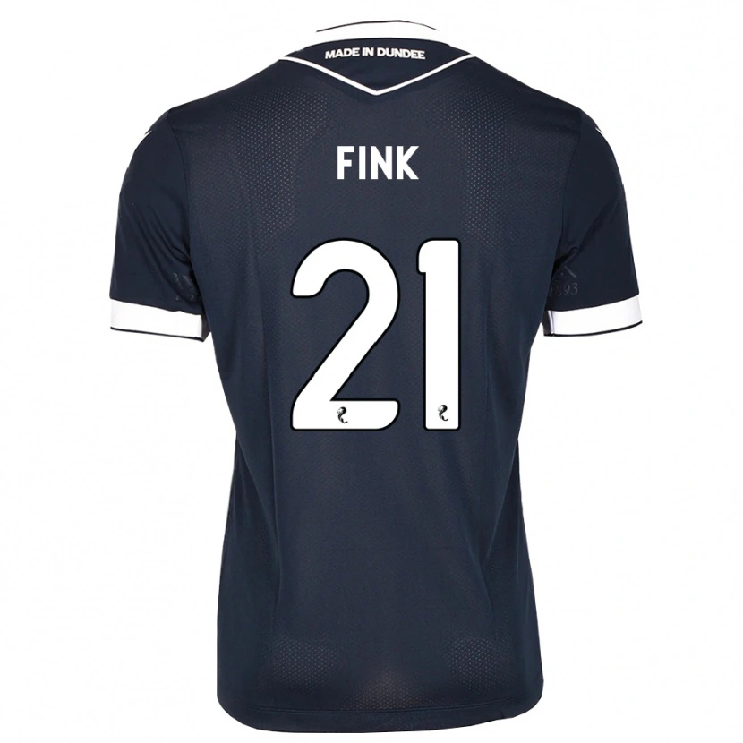 Danxen Homme Maillot Bradley Fink #21 Bleu Nuit Blanc Tenues Domicile 2026/27 T-Shirt