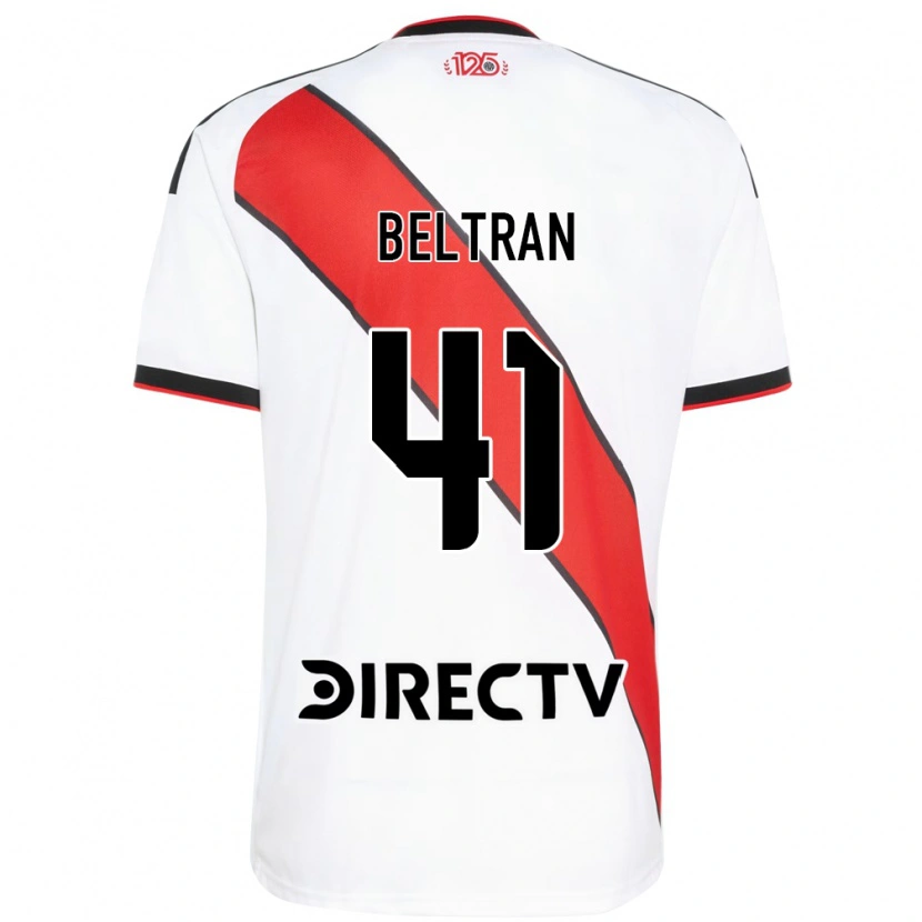 Danxen Femme Maillot Santiago Beltrán #41 Rouge Blanc Noir Tenues Domicile 2026/27 T-Shirt