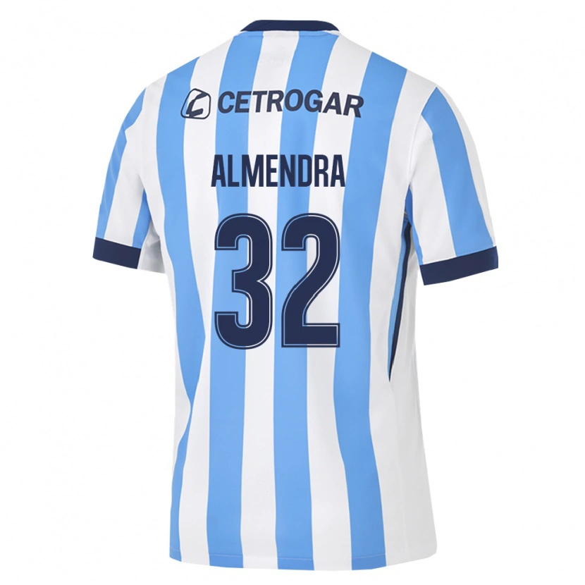 Danxen Femme Maillot Agustin Almendra #32 Bleu Clair Blanc Noir Tenues Domicile 2026/27 T-Shirt