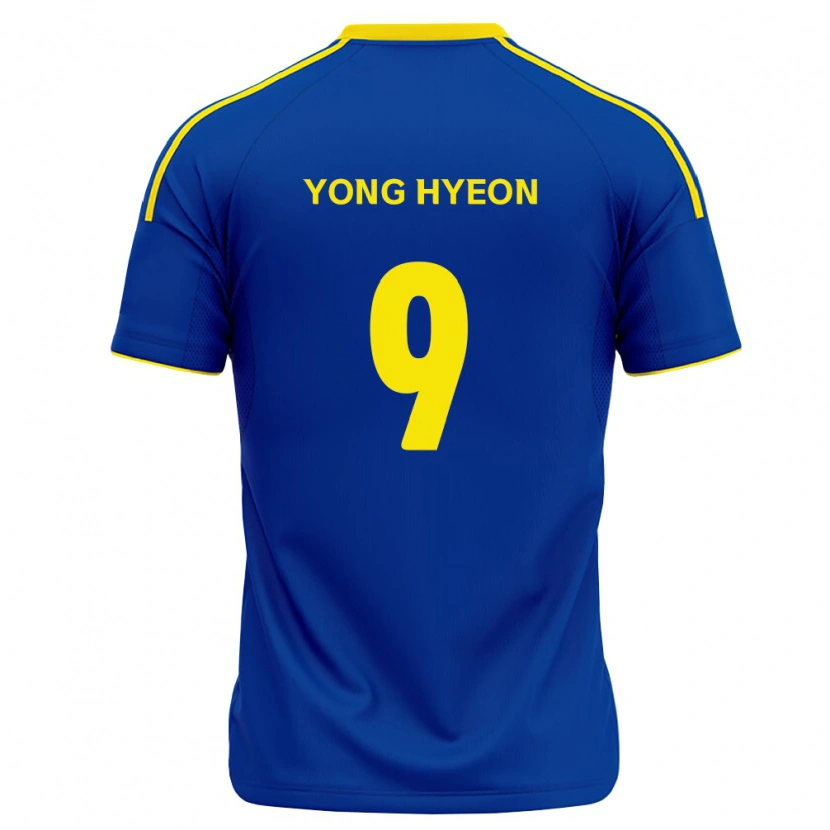 Danxen Femme Maillot Yong-Hyeon Yi #9 Bleu Royal Jaune Tenues Domicile 2026/27 T-Shirt
