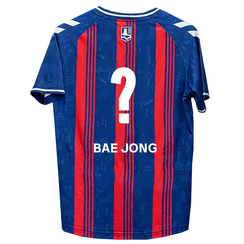 Danxen Femme Maillot Bae-Jong Park #0 Bleu Rouge Blanc Tenues Domicile 2026/27 T-Shirt